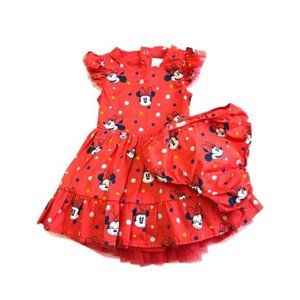 Disney Store Minnie Mouse Baby Dress and Panty Set | 3-6 Months